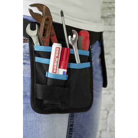 Marcatore permanente edding 500 punta scalpello 2-7 mm rosso E-500 002